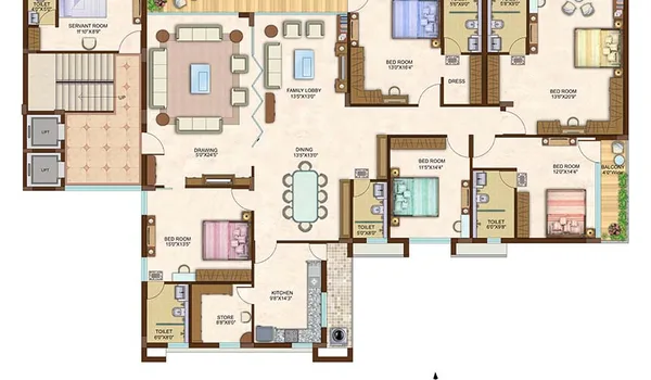 Featured Image Of Godrej Bannerghatta Road 4.5 BHK Floor Plan